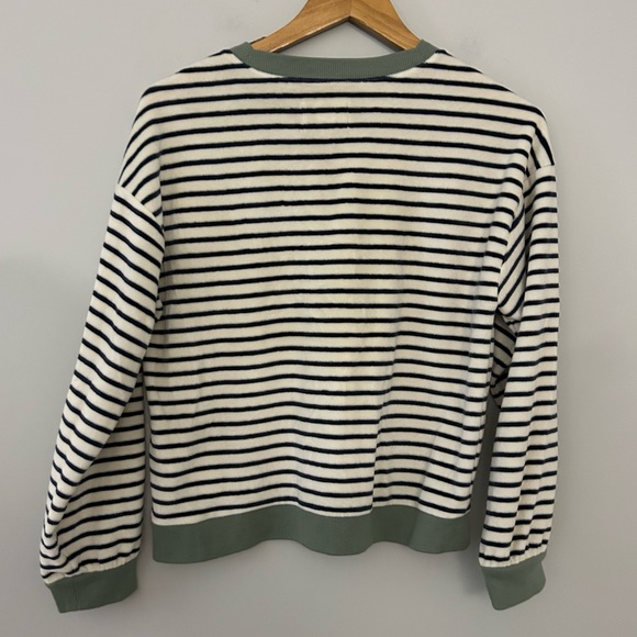 Madewell MWL Velour Striped Sweatsuit - Picture 5 of 14